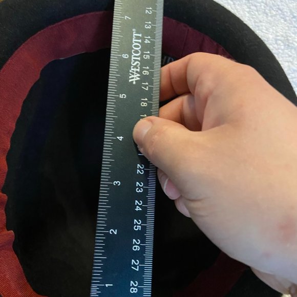 Christy's Crown Collection by Tony Merenda Black Hat Fedora - Picture 6 of 7